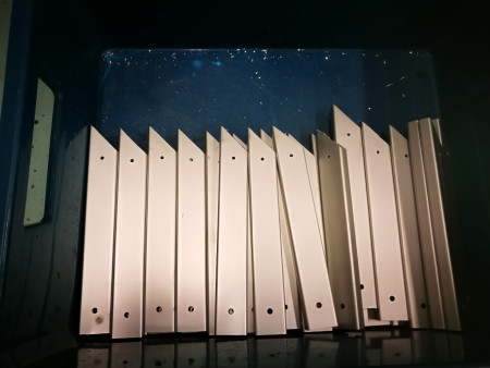 Spoelhouder in bewerking